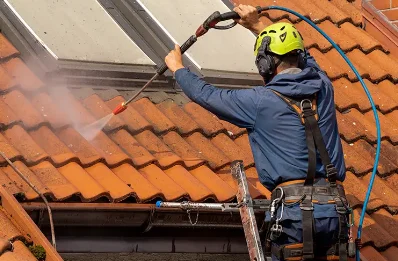 Démoussage et hydrofuge de toiture à Crugey